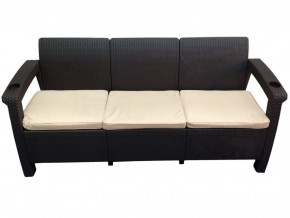 Диван Yalta Sofa 3 Set шоколадный в Сибае - sibaj.magazinmebel.ru | фото