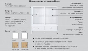 Гостиная модульная Хельга белая в Сибае - sibaj.magazinmebel.ru | фото - изображение 6