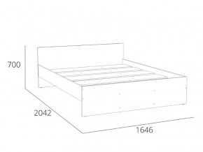 Кровать 1600 НМ 011.53 Симпл Белый Фасадный в Сибае - sibaj.magazinmebel.ru | фото - изображение 4