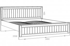 Кровать 1800 Оливия НМ 040.34-03 Х в Сибае - sibaj.magazinmebel.ru | фото - изображение 2