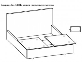 Кровать Феодосия норма 160 с механизмом подъема и дном ЛДСП в Сибае - sibaj.magazinmebel.ru | фото - изображение 5