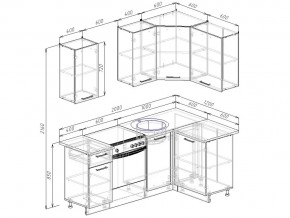 Кухонный гарнитур Бланка 2000х1200 в Сибае - sibaj.magazinmebel.ru | фото - изображение 2