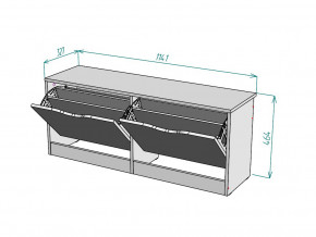 Обувница W57 в Сибае - sibaj.magazinmebel.ru | фото - изображение 3