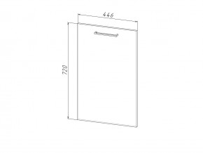 П 45 Комплект для посудомоечной машины 450 мм (цоколь + фасад) ЛДСП в Сибае - sibaj.magazinmebel.ru | фото