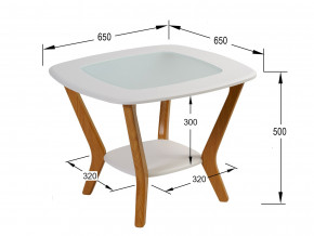 Стол журнальный Мельбурн Белый в Сибае - sibaj.magazinmebel.ru | фото - изображение 2